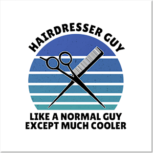 hairdresser guy Posters and Art